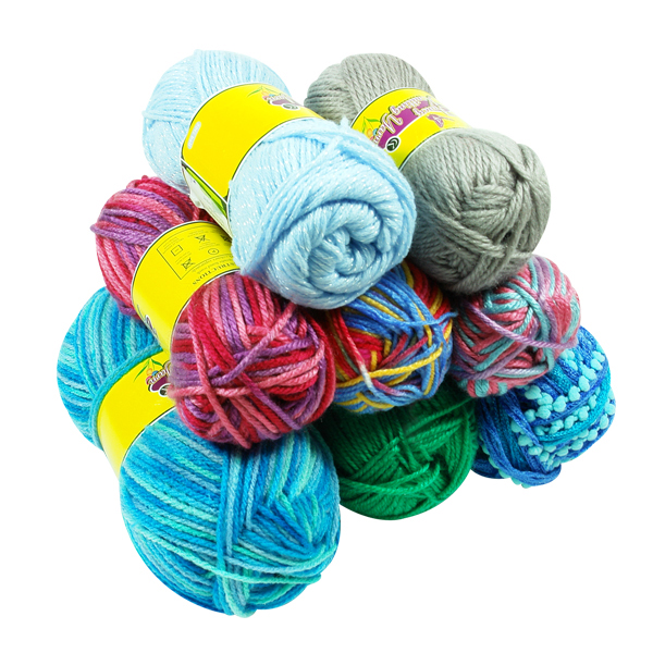 Charmkey High Bulk 100% Polyester Yarn Poy For Crochet Knitting - Buy  Charmkey High Bulk 100% Polyester Yarn Poy For Crochet Knitting Product on